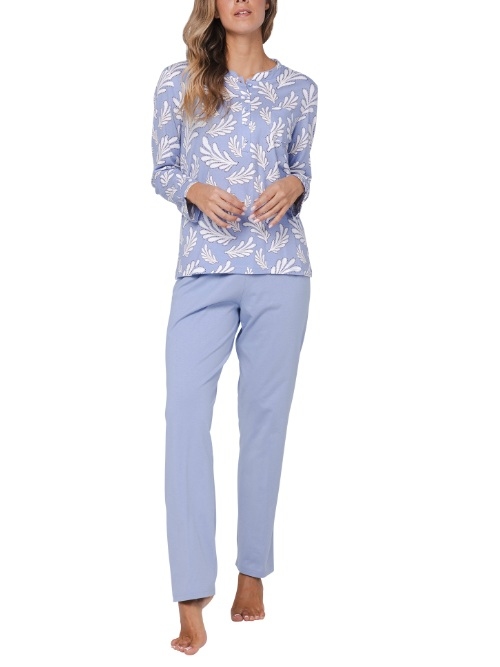 Pastunette Dames blauw pyjama