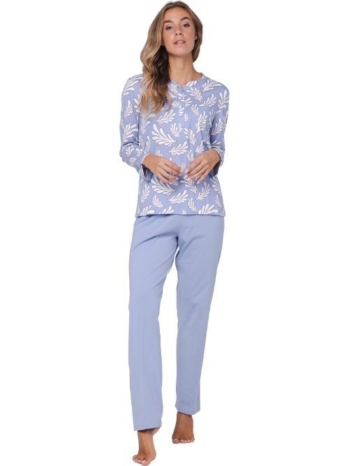 Pastunette Dames blauw pyjama