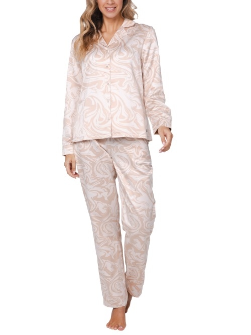 Pastunette Dames beige pyjama