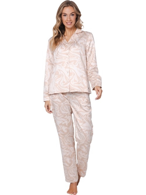 Pastunette Dames beige pyjama