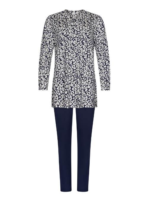 Pastunette Dames marine blauw pyjama