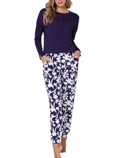Pastunette Dames paars pyjama