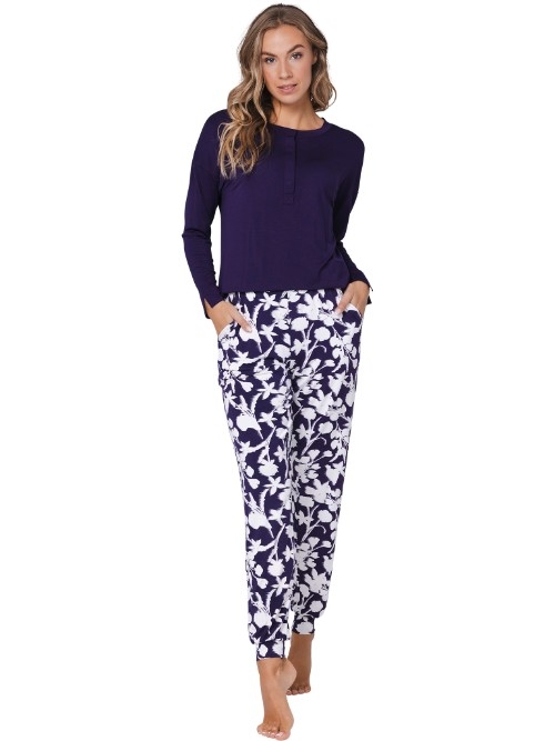 Pastunette Dames paars pyjama