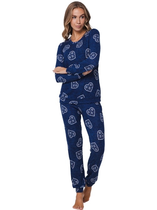 Rebelle Dames marine blauw pyjama