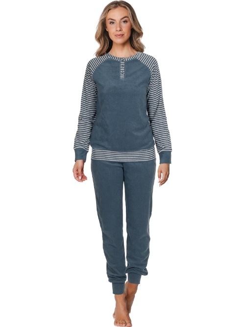Pastunette Dames marine blauw pyjama