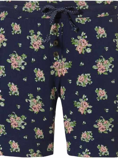 Pastunette Dames marine blauw pyjamabroek