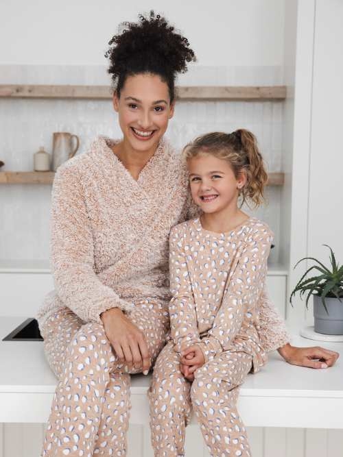 Rebelle Dames beige pyjamabroek