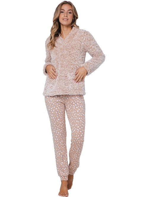 Rebelle Dames beige pyjamabroek