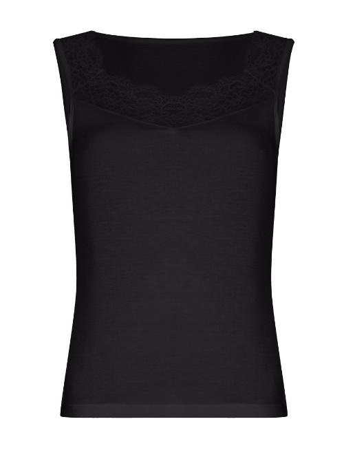 Pastunette Dames zwart slaapshirt