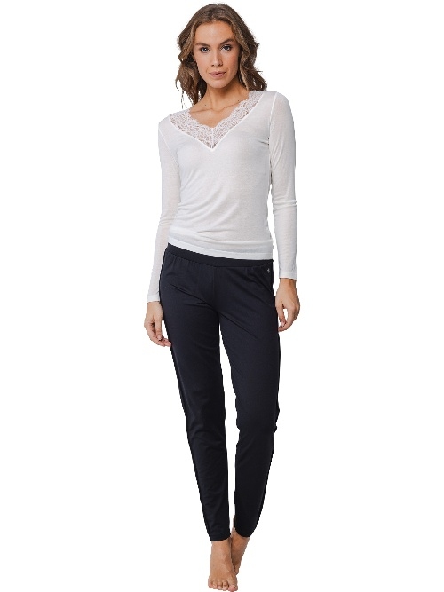 Pastunette Dames sneeuw wit slaapshirt