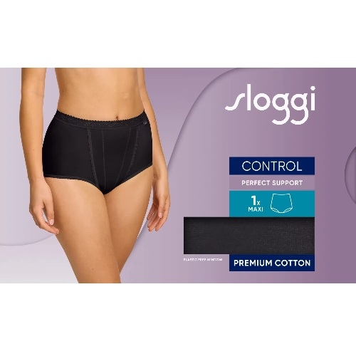 Sloggi Control zwart slip