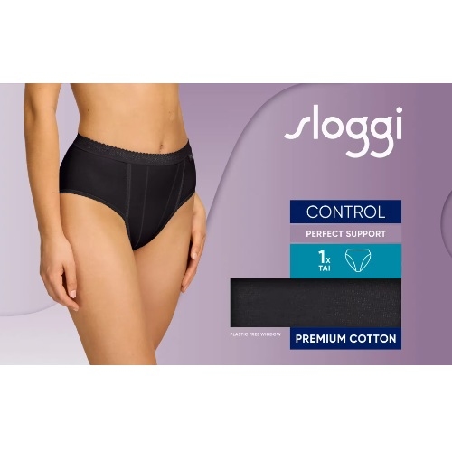 Sloggi Control zwart slip