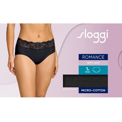 Sloggi Romance zwart slip
