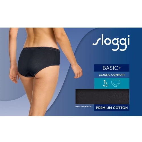 Sloggi Basic+ zwart slip