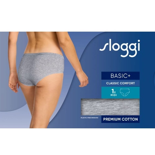 Sloggi Basic+ grijs slip