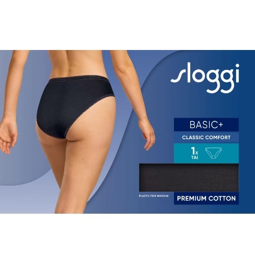 Sloggi Basic+ zwart slip