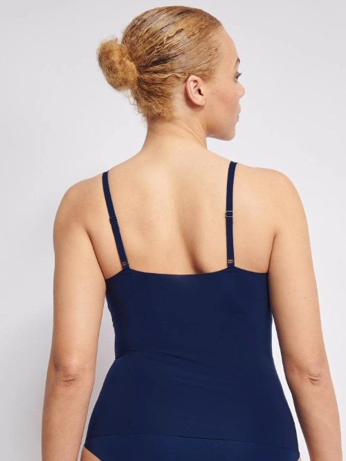 Sloggi Zero Feel marine blauw spaghetti top