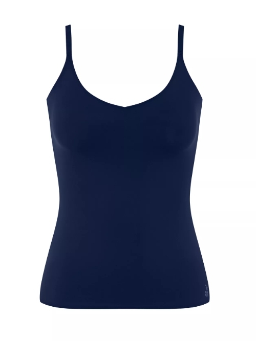 Sloggi Zero Feel marine blauw spaghetti top