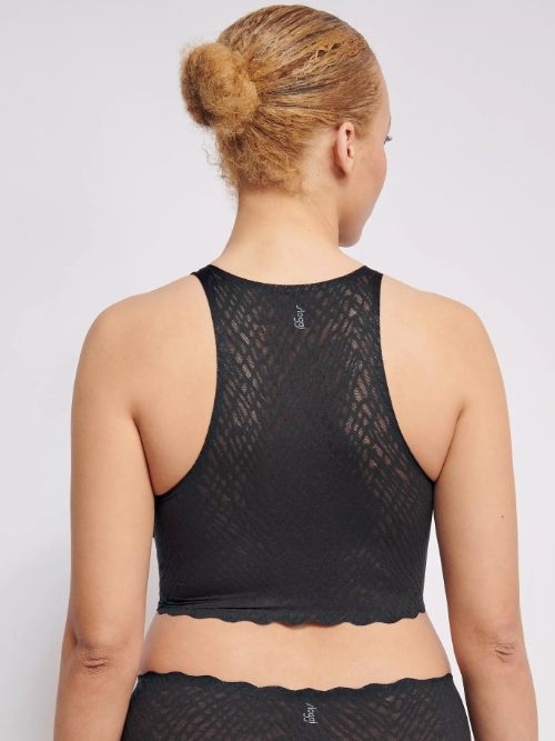 Sloggi Zero Feel Bliss zwart top / shirt