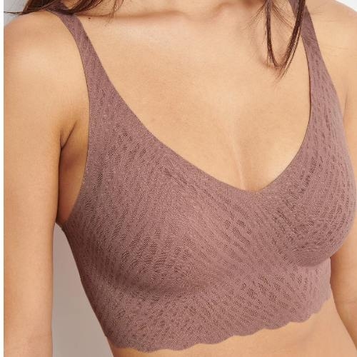 Sloggi Zero Feel Bliss bruin wireless bh