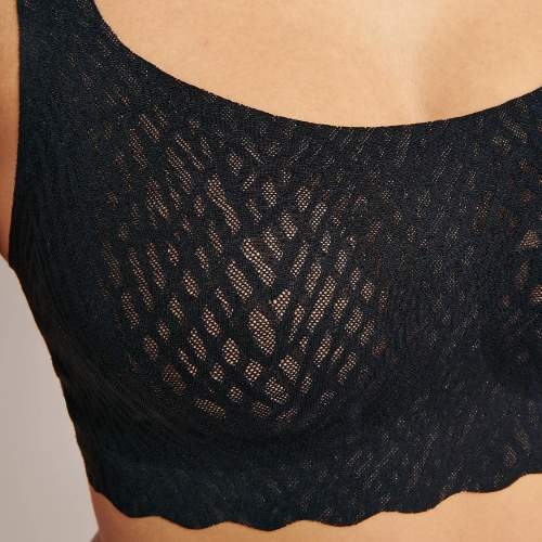 Sloggi Zero Feel Bliss zwart wireless bh