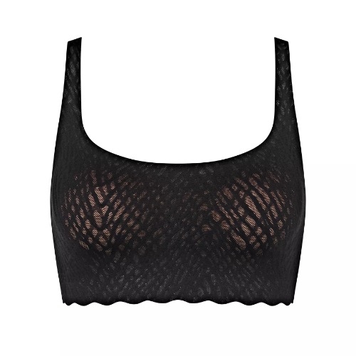Sloggi Zero Feel Bliss zwart wireless bh