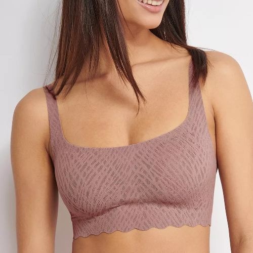 Sloggi Zero Feel Bliss bruin wireless bh