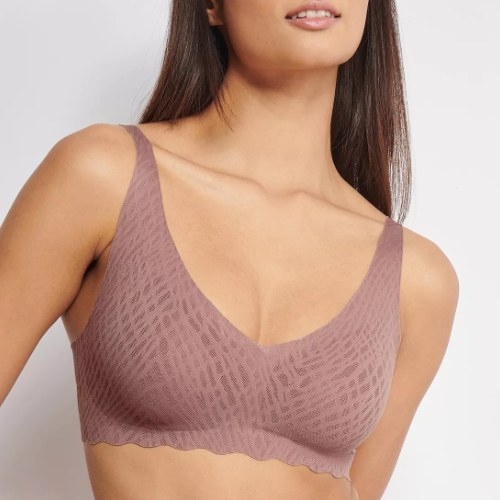 Sloggi Zero Feel Bliss bruin wireless bh