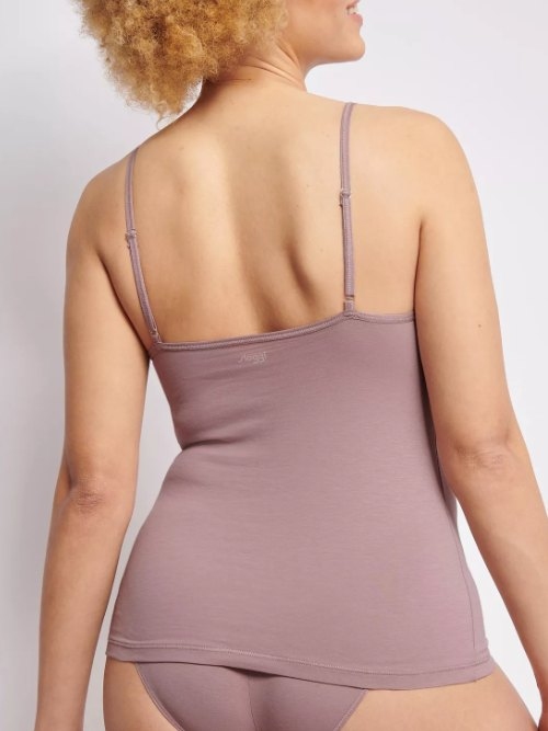 Sloggi Ever Ease mauve spaghetti top