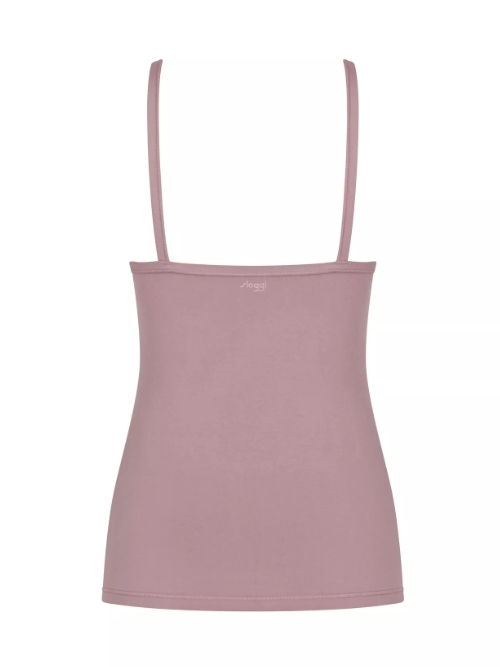 Sloggi Ever Ease mauve spaghetti top
