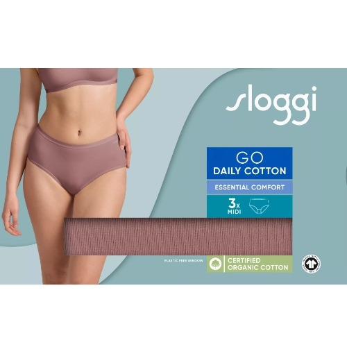 Sloggi GO Daily Cotton bruin slip