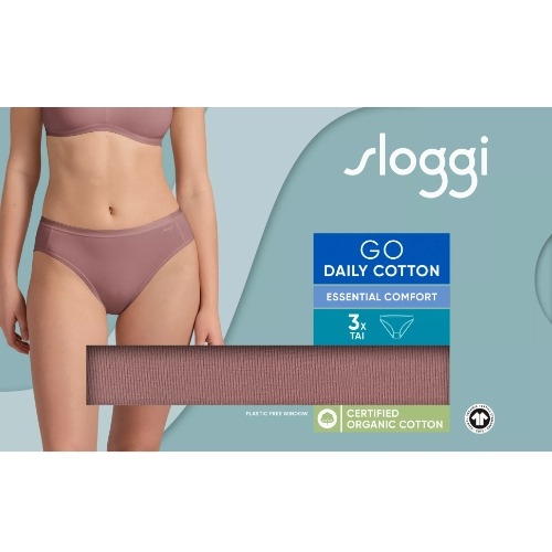 Sloggi GO Daily Cotton bruin slip