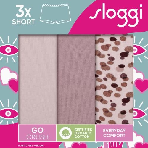 Sloggi GO Crush paars short
