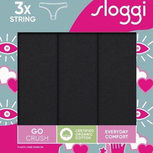 Sloggi GO Crush zwart string