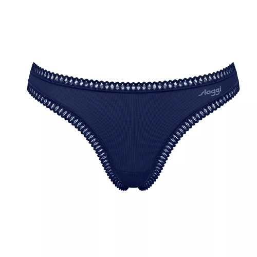 Sloggi GO Crush marine blauw string