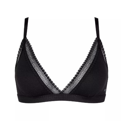 Sloggi GO Ribbed zwart wireless bh