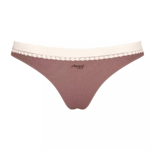 Sloggi GO Ribbed bruin brazilian