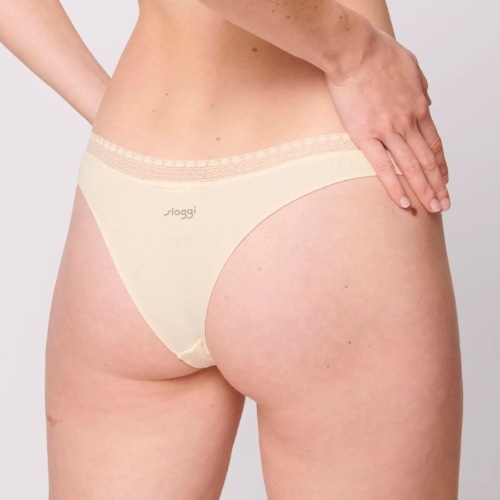 Sloggi GO Ribbed bruin brazilian