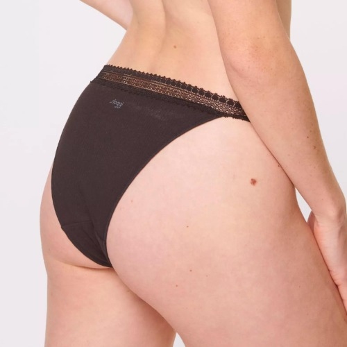 Sloggi GO Ribbed zwart slip