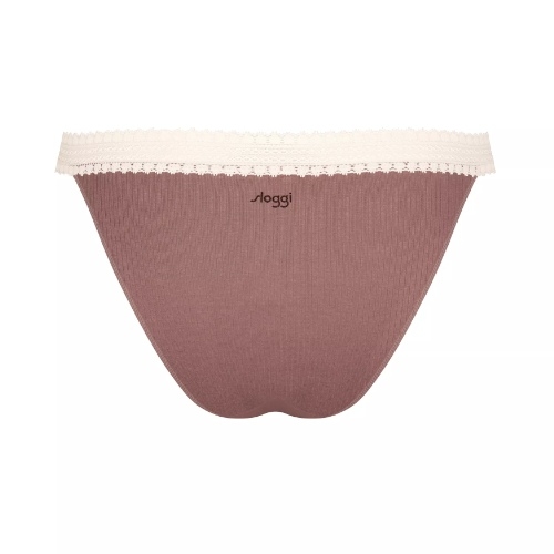 Sloggi GO Ribbed bruin slip