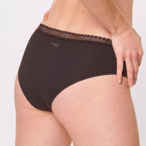 Sloggi GO Ribbed zwart short