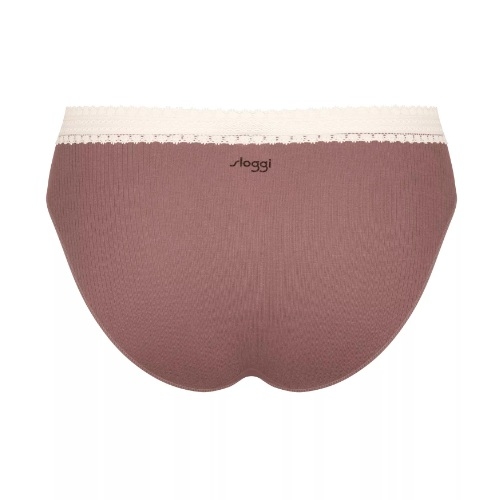 Sloggi GO Ribbed bruin slip