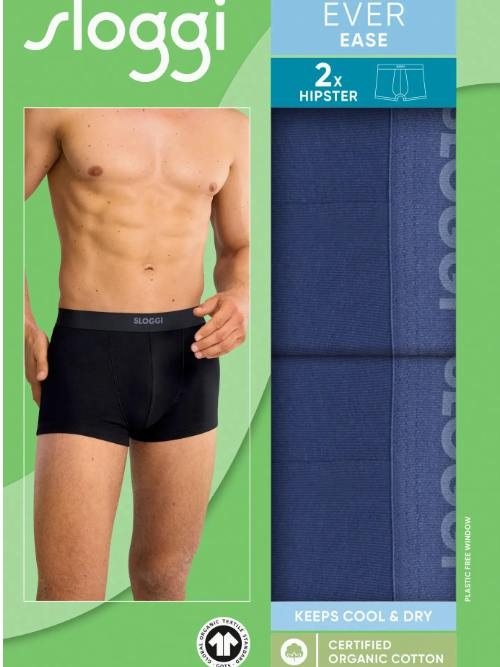 Sloggi Men Ever Ease blauw katoenen trunk