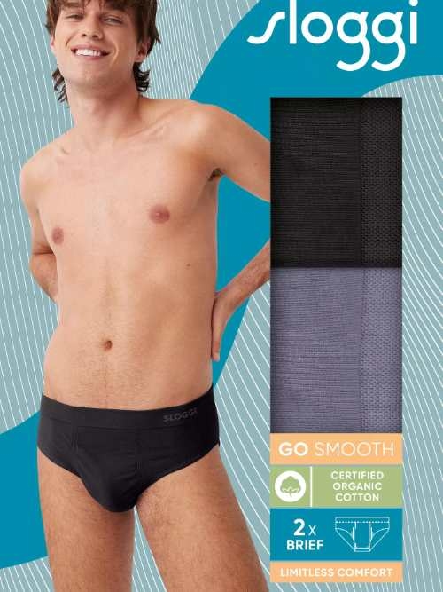Sloggi Men GO Smooth zwart slip