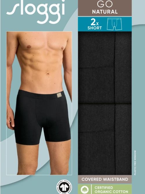 Sloggi Men GO Natural zwart boxershort