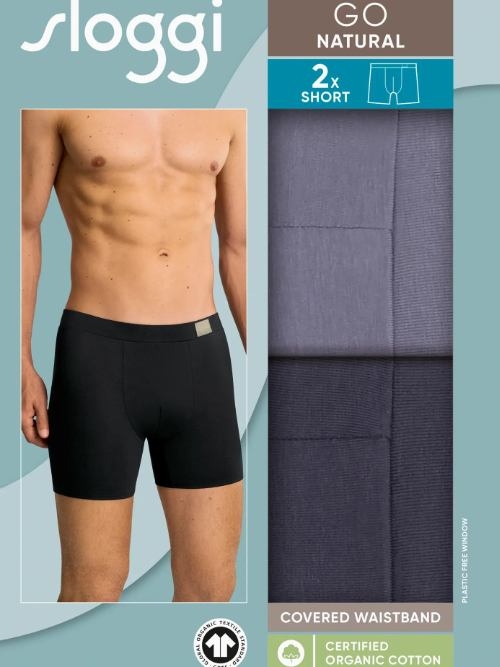 Sloggi Men GO Natural zwart boxershort
