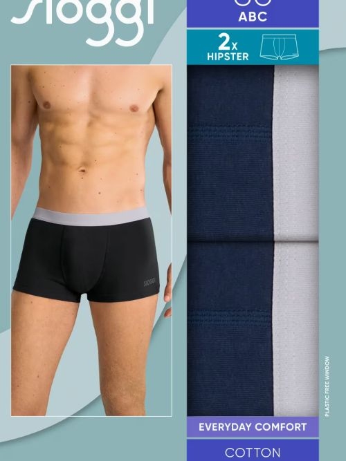 Sloggi Men GO ABC marine blauw katoenen trunk