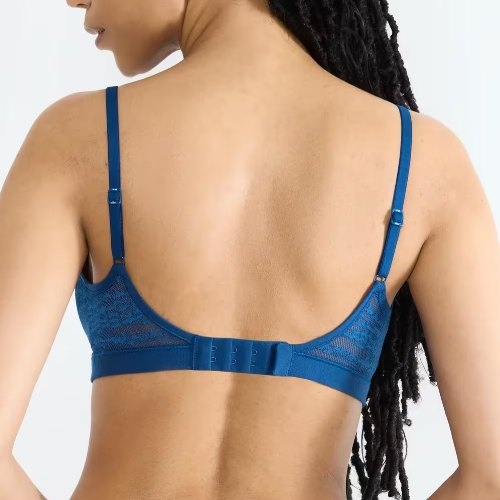 Sloggi Free Evolve blauw niet voorgevormde bh