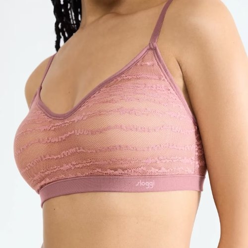 Sloggi Free Evolve roze niet voorgevormde bh