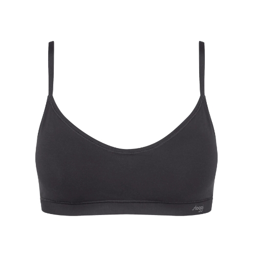 Sloggi Free Evolve zwart voorgevormde bikinitop